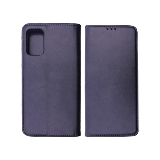 Leather Flip Cover with Internal Pocket for Samsung Galaxy S20 Plus Black